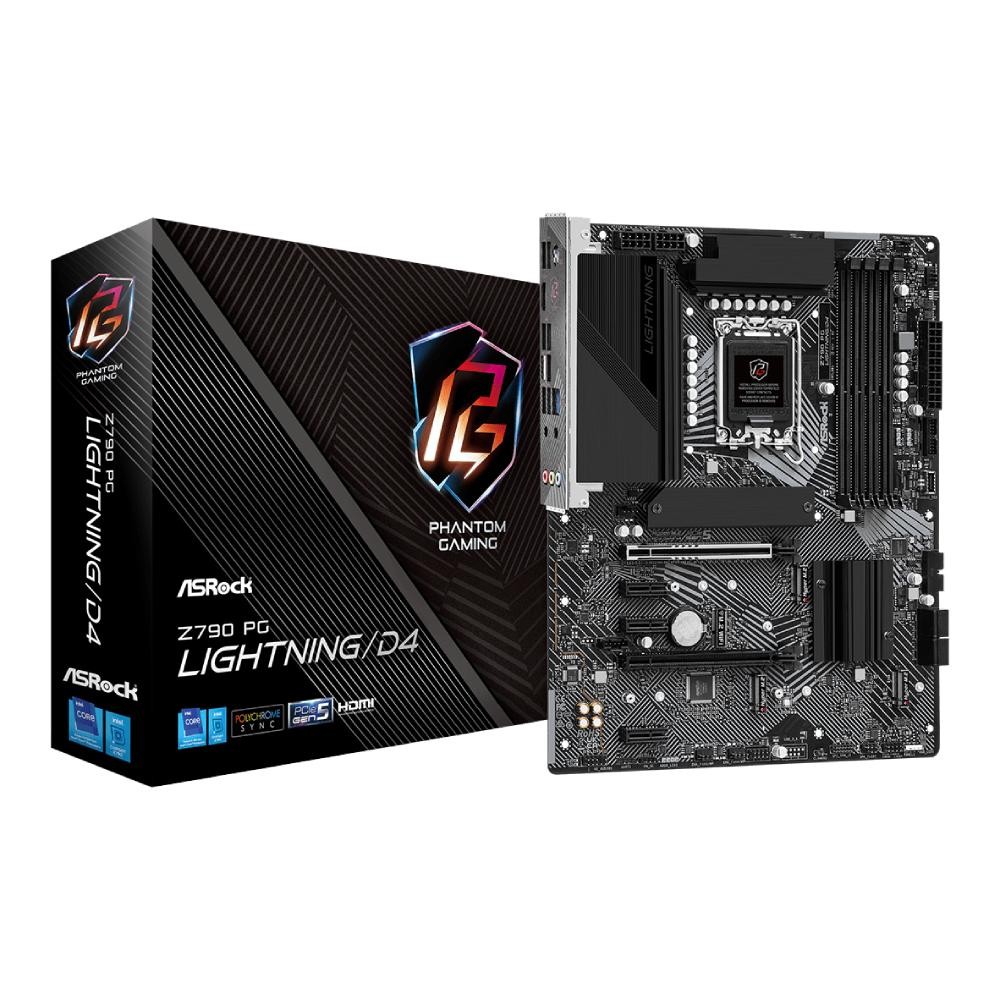 เมนบอรด ASRock Mainboard Z790 PG Lightning D4 DDR4 LGA 1700