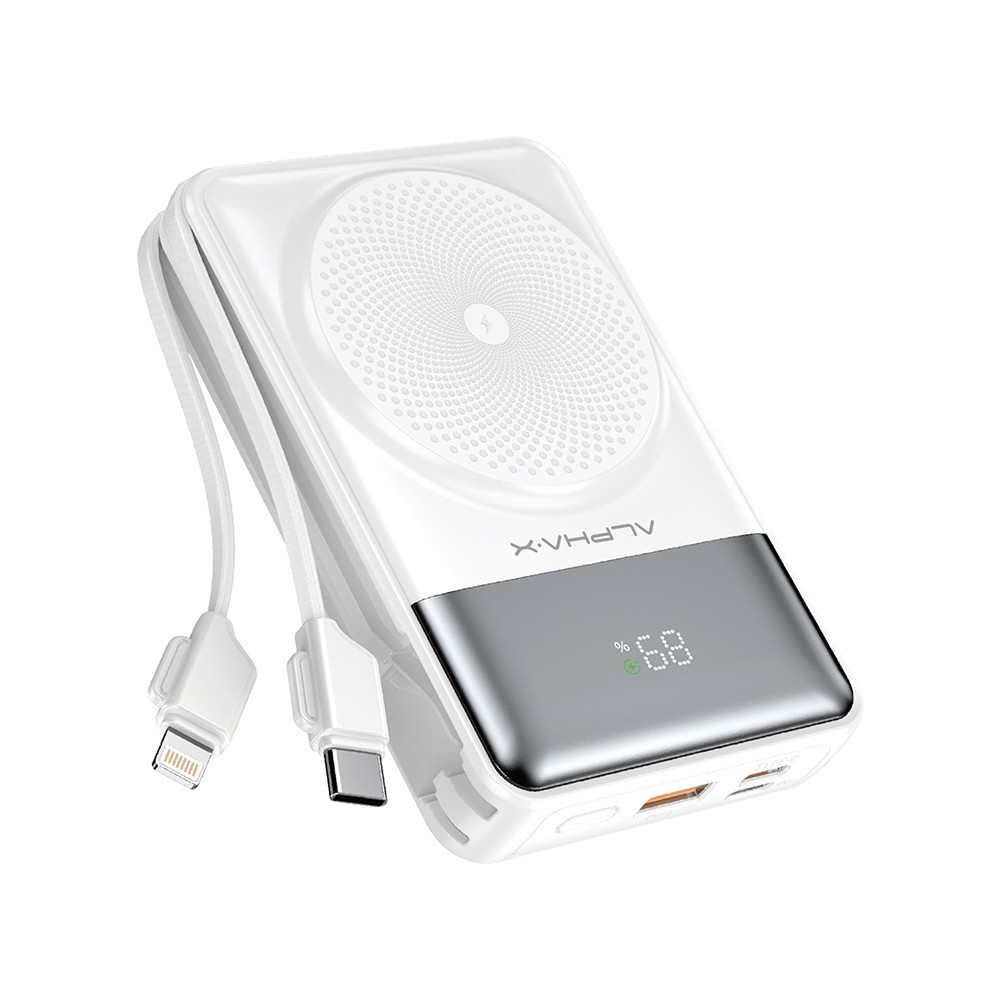 พาวเวอรเเบงค ALPHA Power Bank 10000 mAh Wireless charging ALP 10WPD