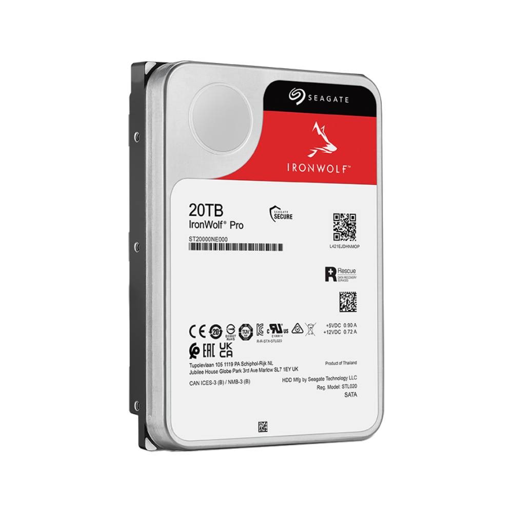 ฮารดดสก Seagate HDD 20TB 7200rpm 256MB IronWolf Pro 5 Year