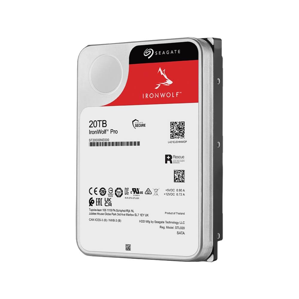 ฮารดดสก Seagate HDD 20TB 7200rpm 256MB IronWolf Pro 5 Year