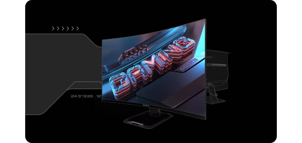 Gigabyte Gs Qc Gaming Monitor Va Hz Curved Studio