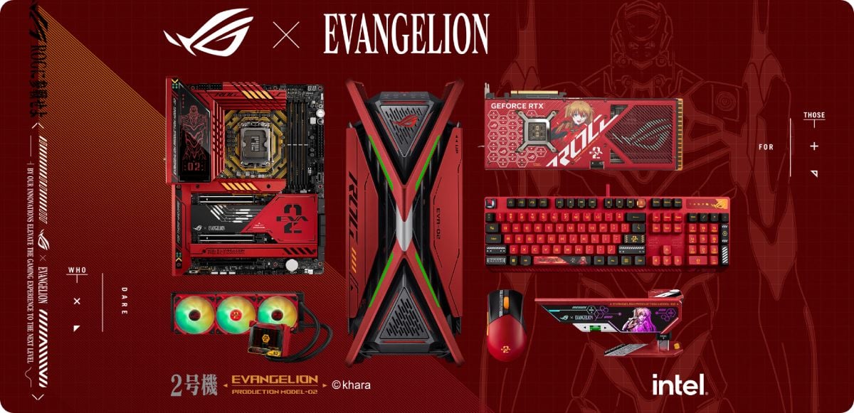 เมนบอรด Asus Mainboard ROG MAXIMUS Z790 HERO EVA 02 EDITION LGA 1700