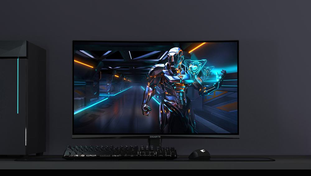 Gigabyte Gs Wqc Gaming Monitor Va Hz Curved