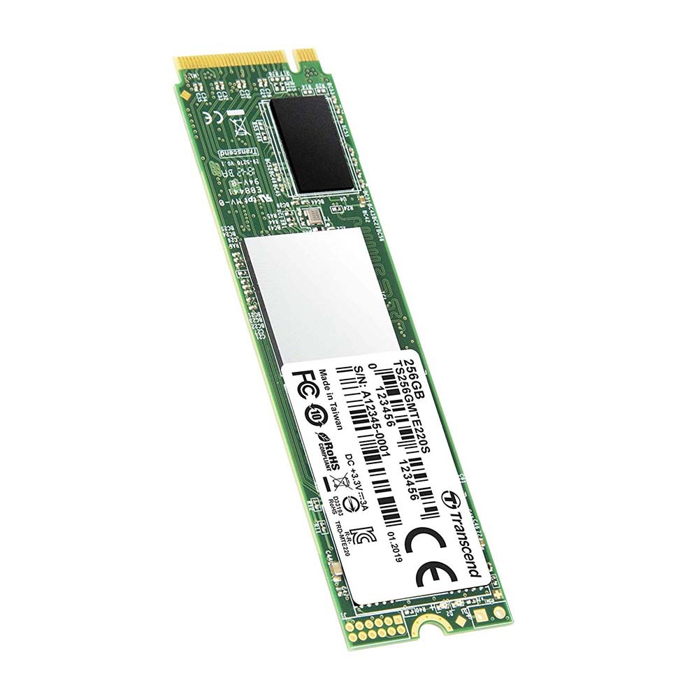 Transcend SSD M 2 2280 256GB PCIe R3500MB S W2800MB S 3D TLC MTE220S