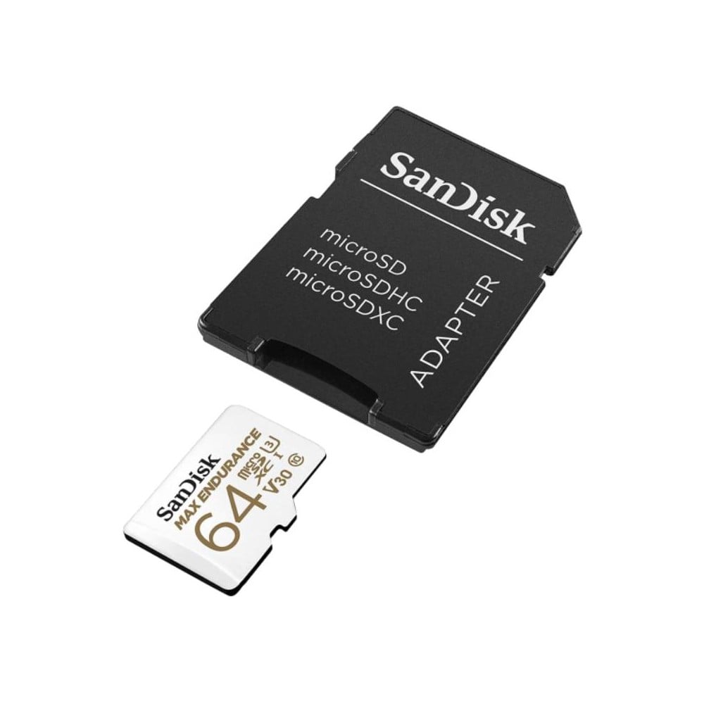 micro SD การด SanDisk MAX ENDURANCE 64GB Class 10 V30 U3