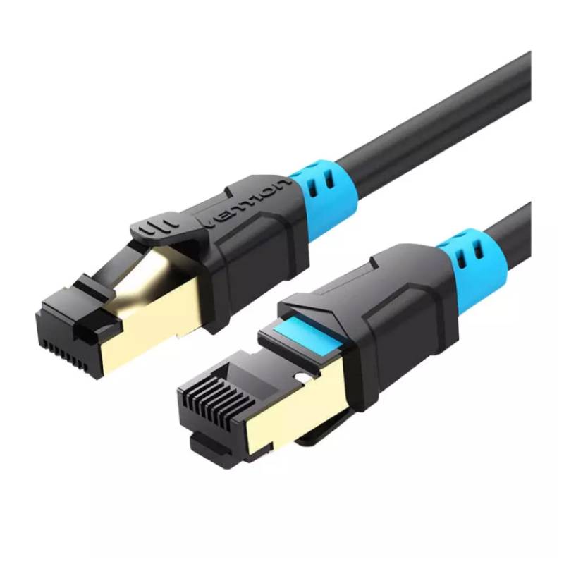 Lan Cat A Vention Sstp Patch Cord M Black