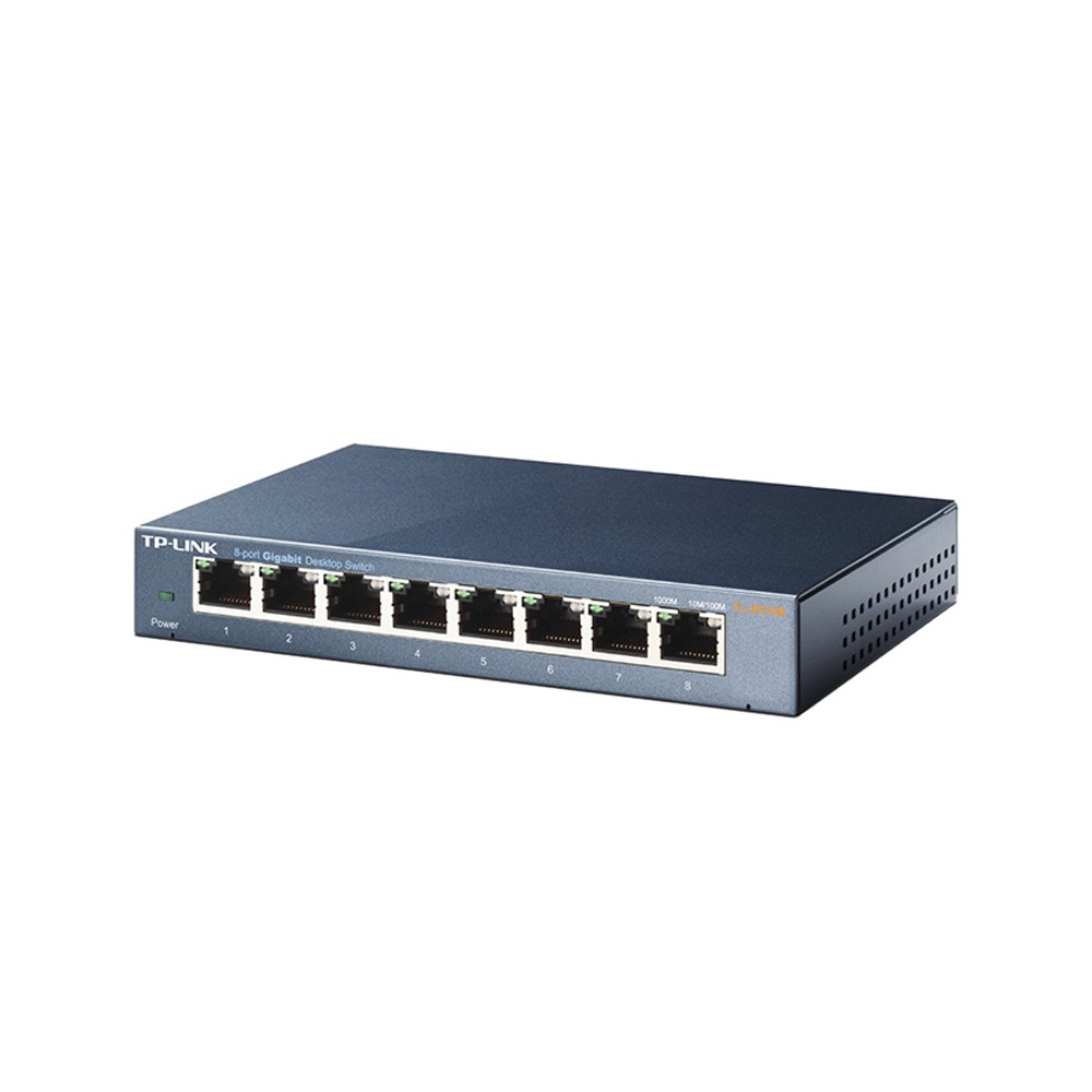 สวิตช์ฮับ TP-Link Network TL-SG108 8-Port Gigabit Switch