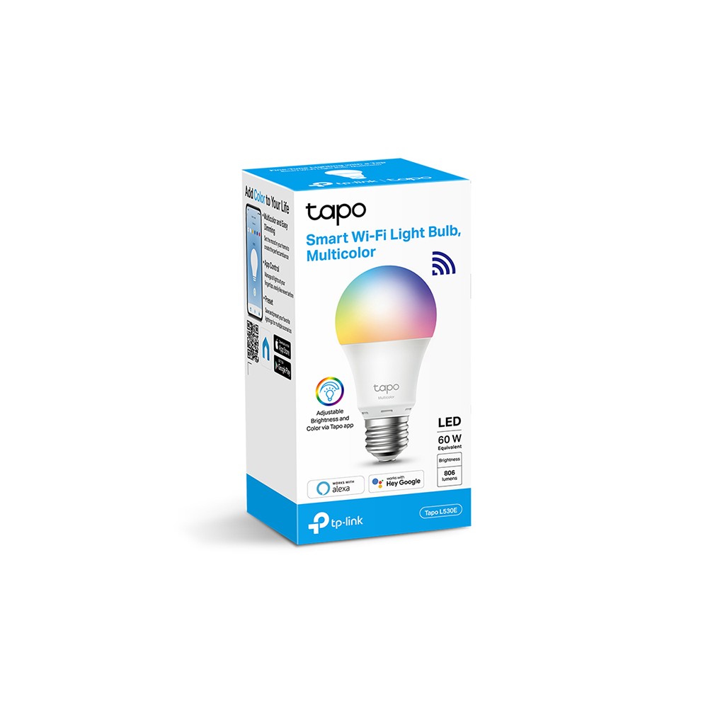 TP-Link Smart Wi-Fi Light Bulb Multicolor Tapo L530E