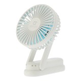 พัดลมพกพา QPLUS Foldable Fan White