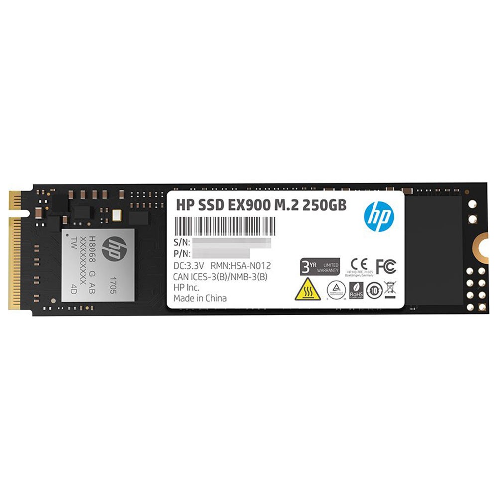 HP SSD EX900 250GB M.2 R2100MB/s W1300MB/s