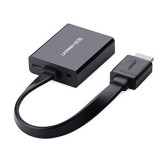 UGREEN Adapter HDMI Male to VGA Converter 3.5mm Audio Black
