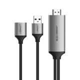 CS@ Ugreen Adapter USB-A to HDMI Digital AV Adapter Cable 1.5M. Gray (50291)