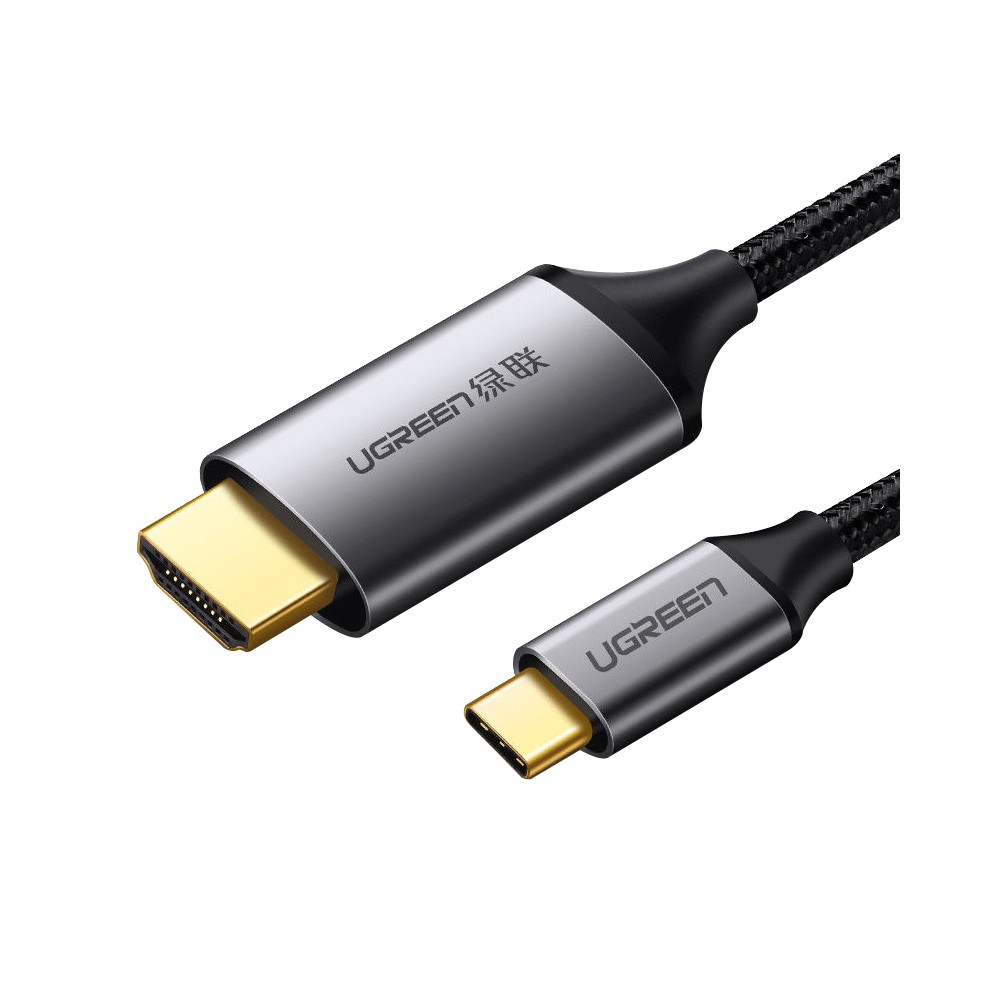 UGREEN USB-C to HDMI Digital AV Adapter Cable 1.5M. Connecter Silver