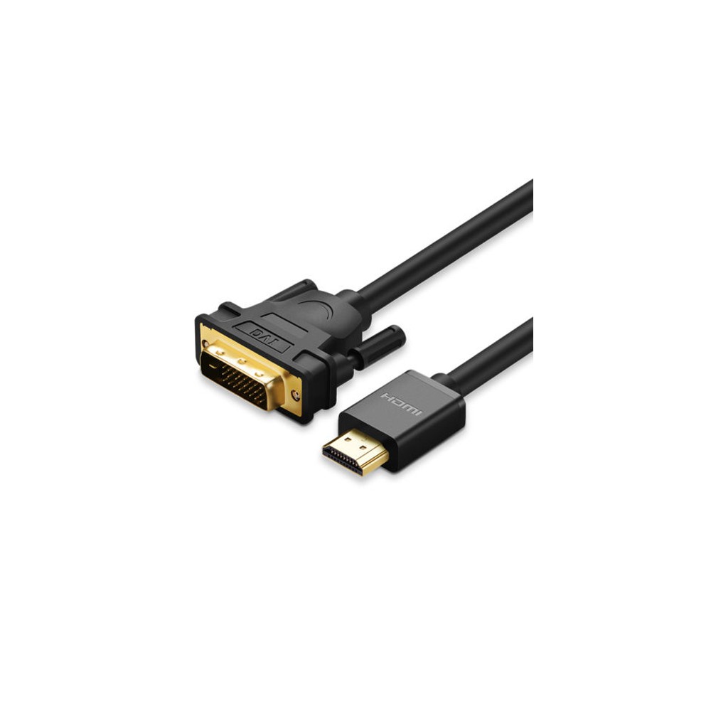 UGREEN DVI PC Male to HDMI Male Cable 1.5M. Black