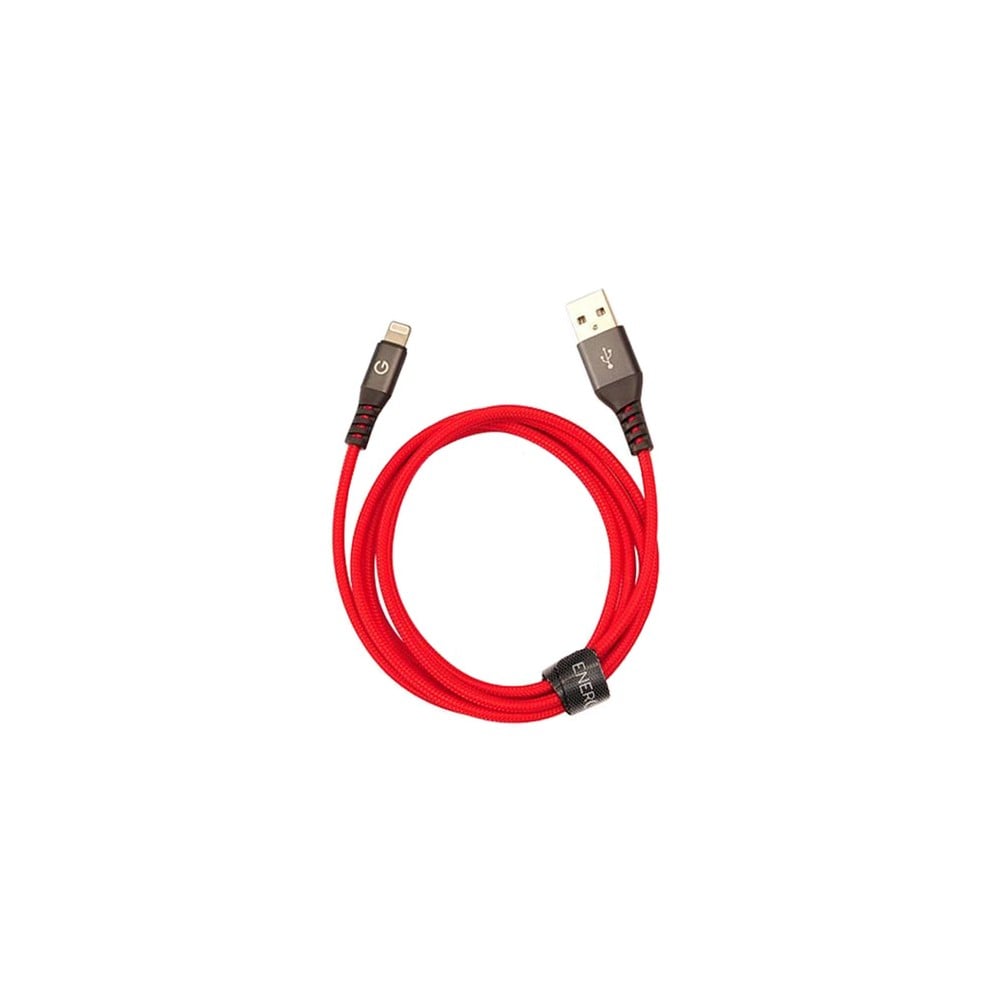 Energea สายชาร์จ Lightning AluTough Aluminium 1.5 เมตร Red