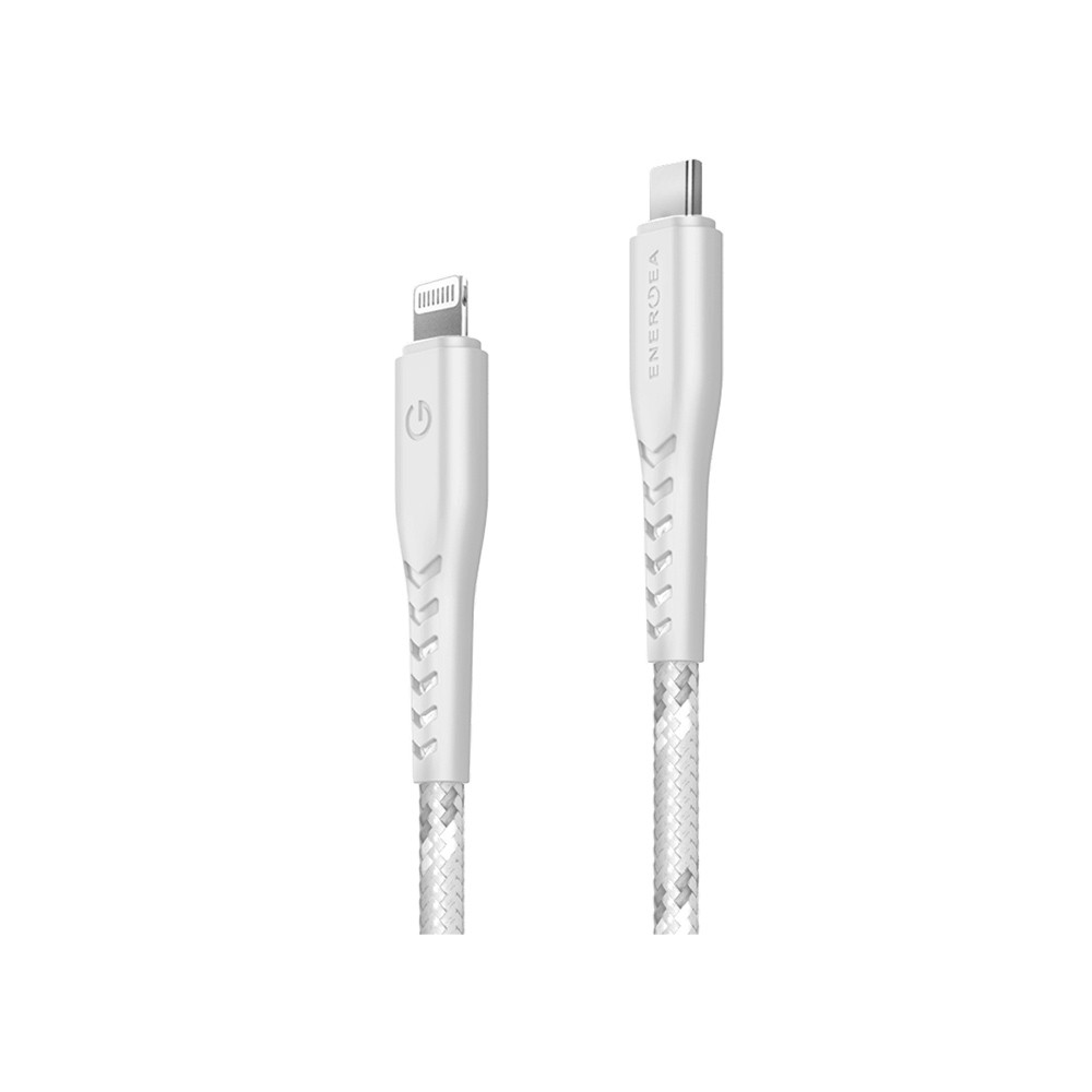 สายชาร์จ Energea Lightning to USB-C 1.5 เมตร White