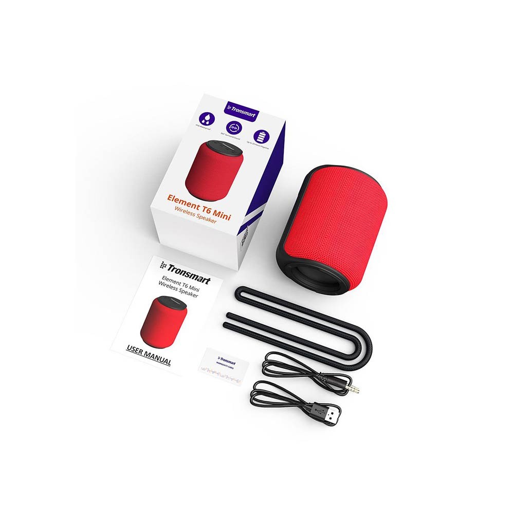 ลำโพงบลูทูธ Tronsmart Element T6 Mini 15W Red