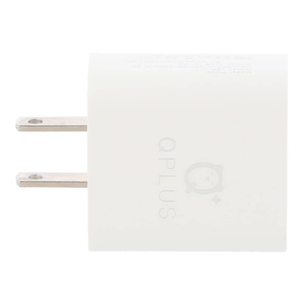 อะแดปเตอร์ QPLUS Wall Charger TG06 1 USB-A / 1 USB-C White
