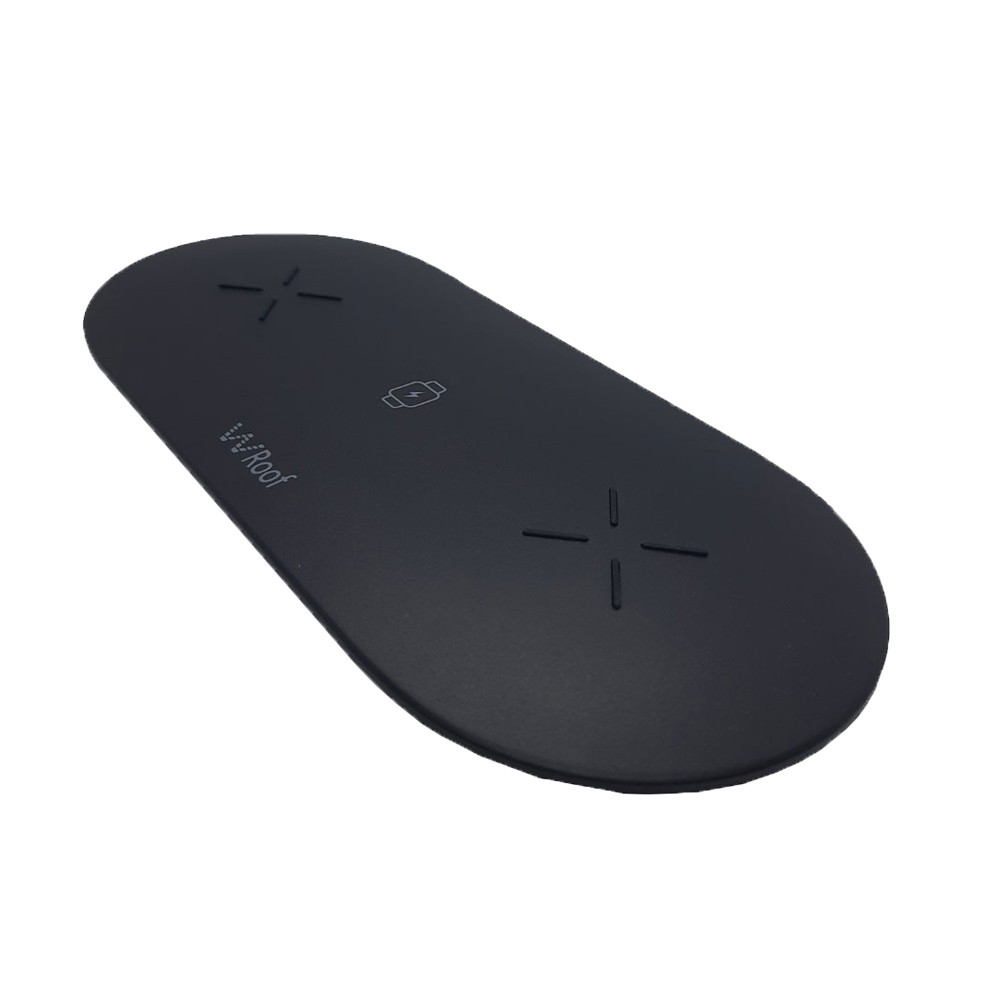 ที่ชาร์จไร้สาย Wroof Wireless Charger Pad 3-in-1 10W/2.5W Black