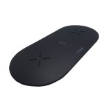 ที่ชาร์จไร้สาย Wroof Wireless Charger Pad 3-in-1 10W/2.5W Black