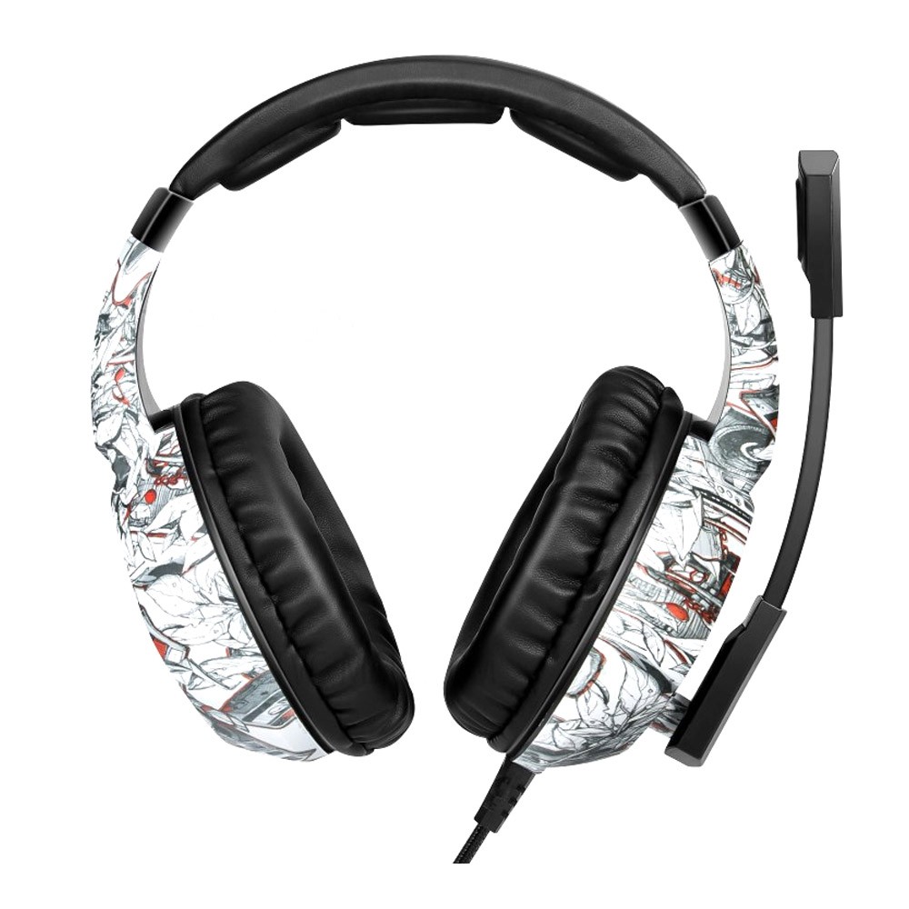 หูฟังเกมมิ่ง Onikuma Gaming Headset K19 Camouflage White
