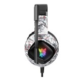 หูฟังเกมมิ่ง Onikuma Gaming Headset K19 Camouflage White