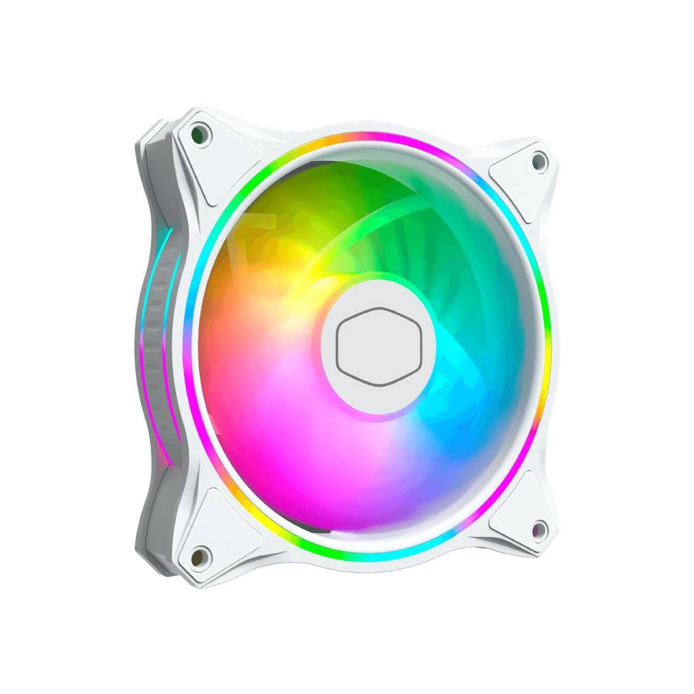 พัดลมคอม Cooler Master MasterFan MF120 HALO White Edition ARGB