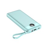 ALPHA Power Bank 10000 mAh x USB-A+Lightning+Micro USB+Type-C/Built in 4/E10 Green