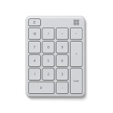 แป้นพิมพ์ตัวเลข Microsoft Bluetooth Numpad Glacier
