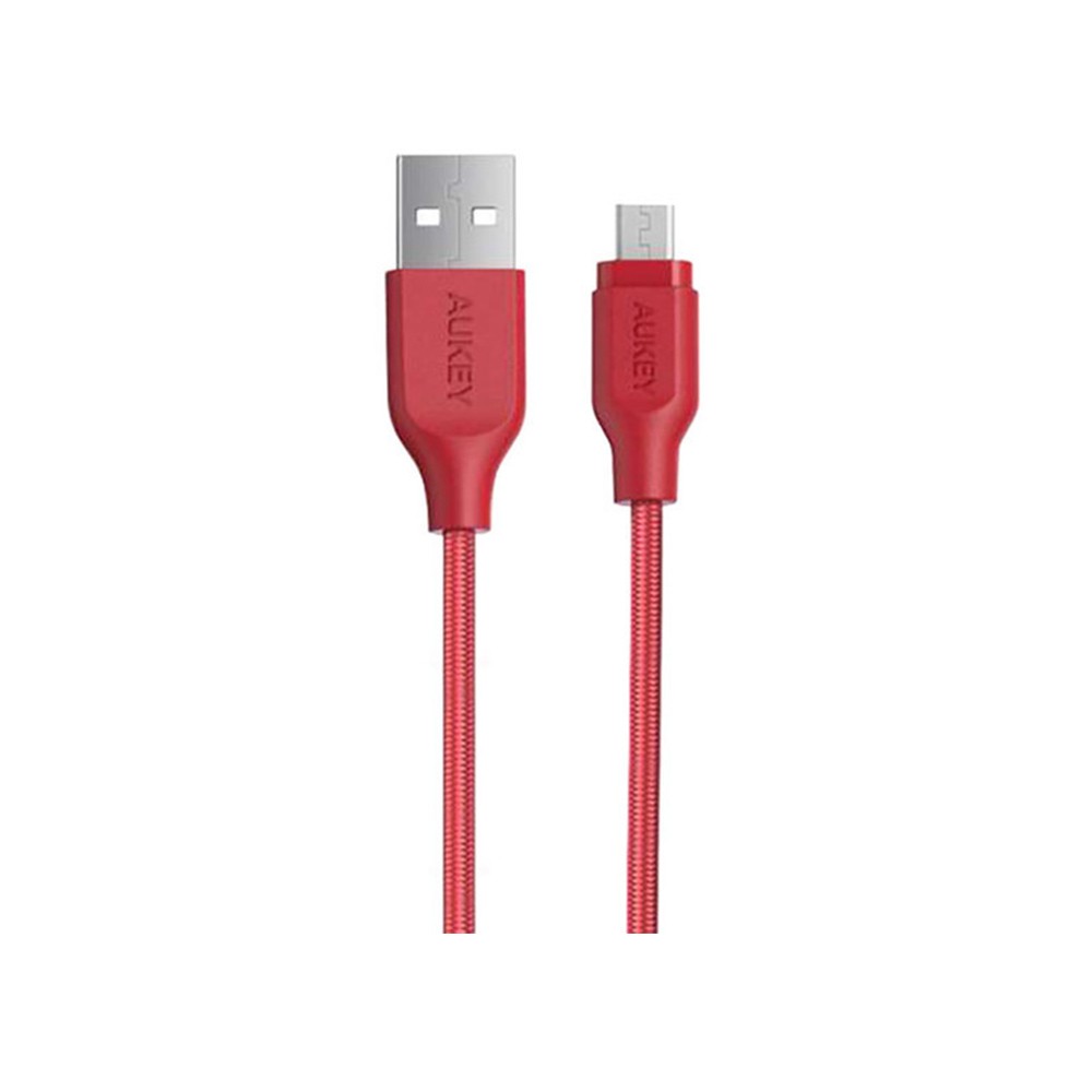 สายชาร์จ AUKEY Micro USB 1.2 เมตร Red