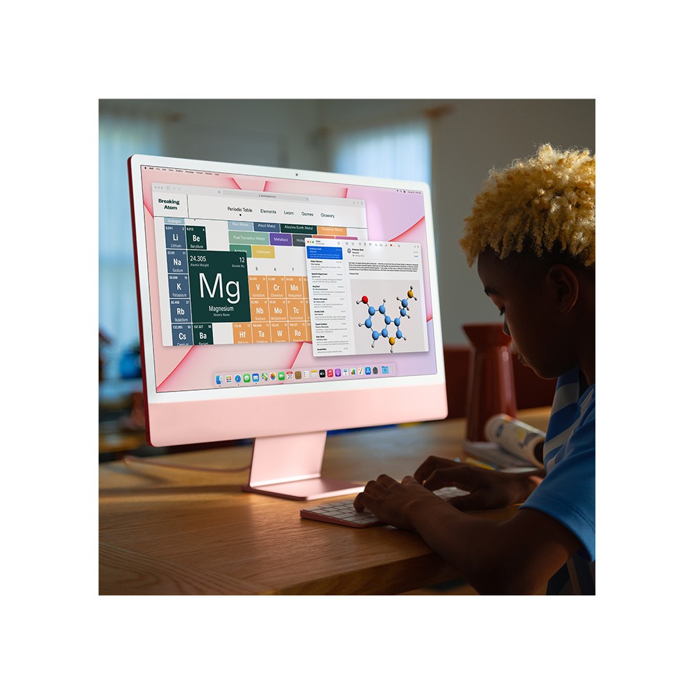 Apple iMac 24" with Retina 4.5K display/M1 chip/8C CPU/8C GPU/8GB/256GB Pink (2021)