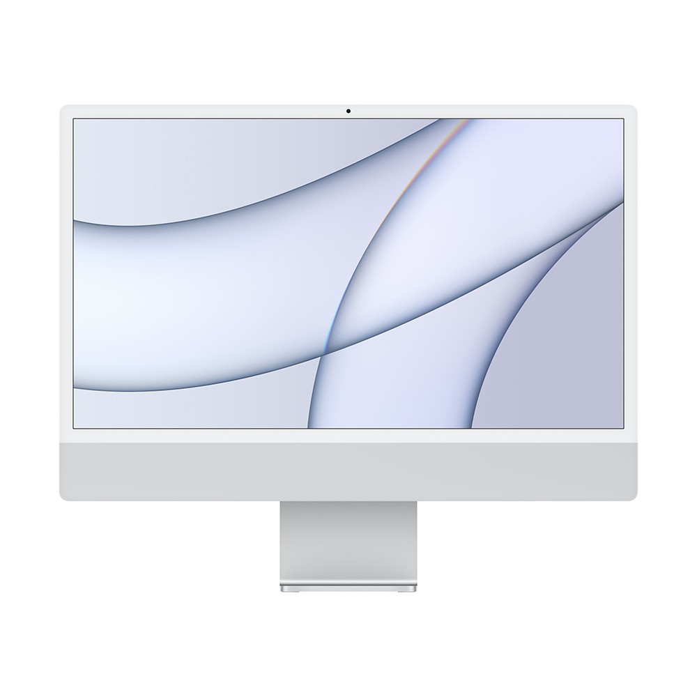 Apple iMac 24 with Retina 4.5K display/M1 chip/8C CPU/7C GPU/8GB/256GB-Silver-2021-THA