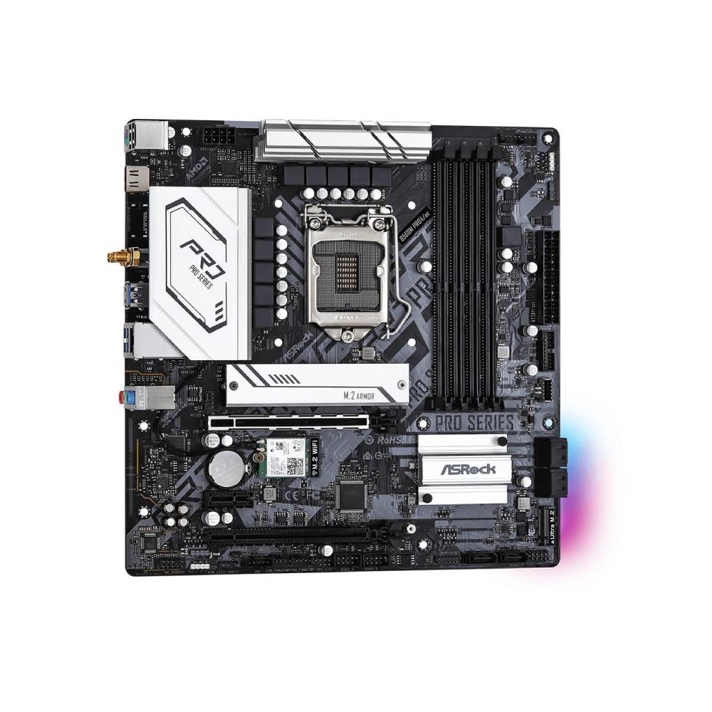เมนบอร์ด ASRock Mainboard B560M Pro4/ac LGA 1200