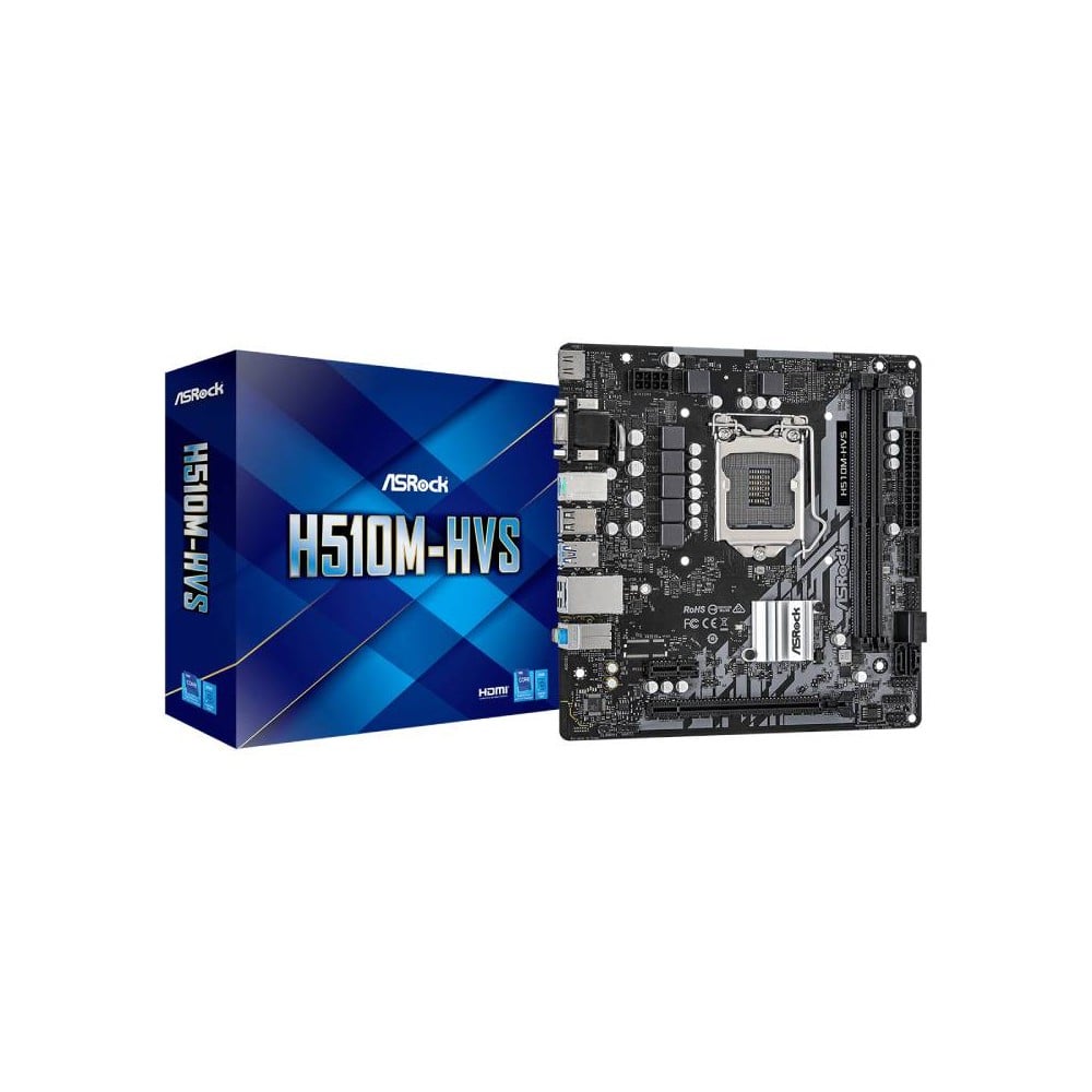 Asrock h510m hvs какие процессоры поддерживает