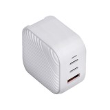 Uniq Wall USB Charger 1 USB-A / 2 USB-C (PD66W) Verge Pro GaN White