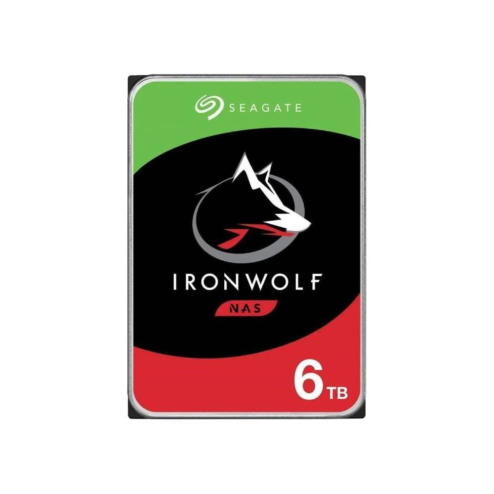 Seagate HDD PC 6TB 5400RPM SATA III 256MB IRONWOLF for NAS -3Year