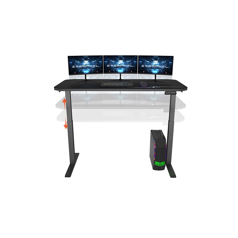 โต๊ะปรับระดับ Ergo Pixel Adjustable Gaming Desk EP-GD0004A Black