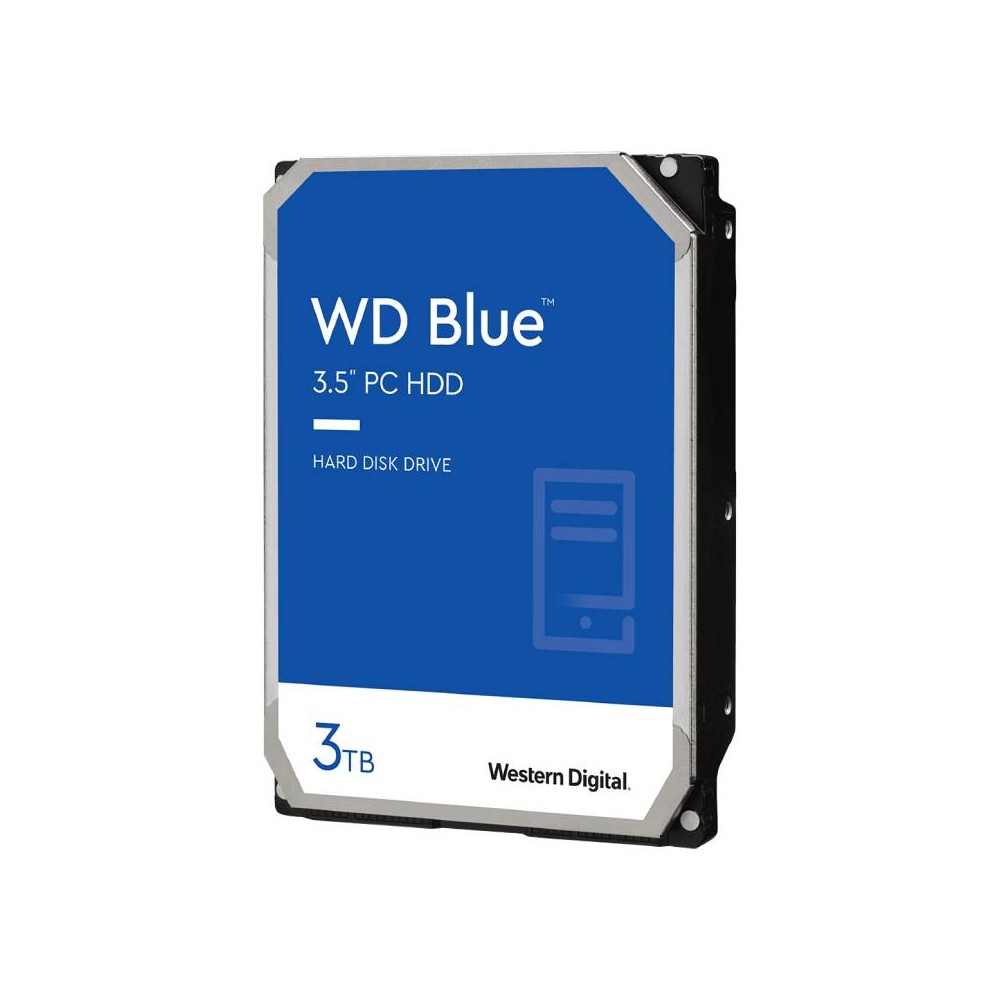 WD HDD PC 3TB 5400RPM SATA III (6GB/s) 256MB Blue - 3 Year