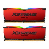 แรมพีซี OCPC DDR4 16GB/3200MHz.CL16 (8GBx2) X3TREME RGB AURA (RED)