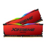 แรมพีซี OCPC DDR4 16GB/3200MHz.CL16 (8GBx2) X3TREME RGB AURA (RED)