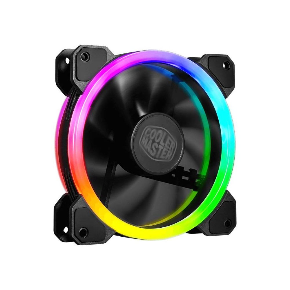พัดลมระบายความร้อนเคส Cooler Master FAN MasterFan MF120 S2 ARGB Black