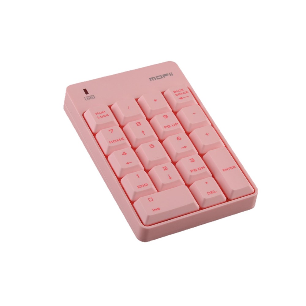 คีย์บอร์ดตัวเลข MOFii Numberic Wireless Keyboard Cracker Pink