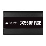 พาวเวอร์ซัพพลาย Corsair Power Supply CX550F 550Watt 80 Plus Bronze RGB Black-5 Year (CP-9020216-NA)