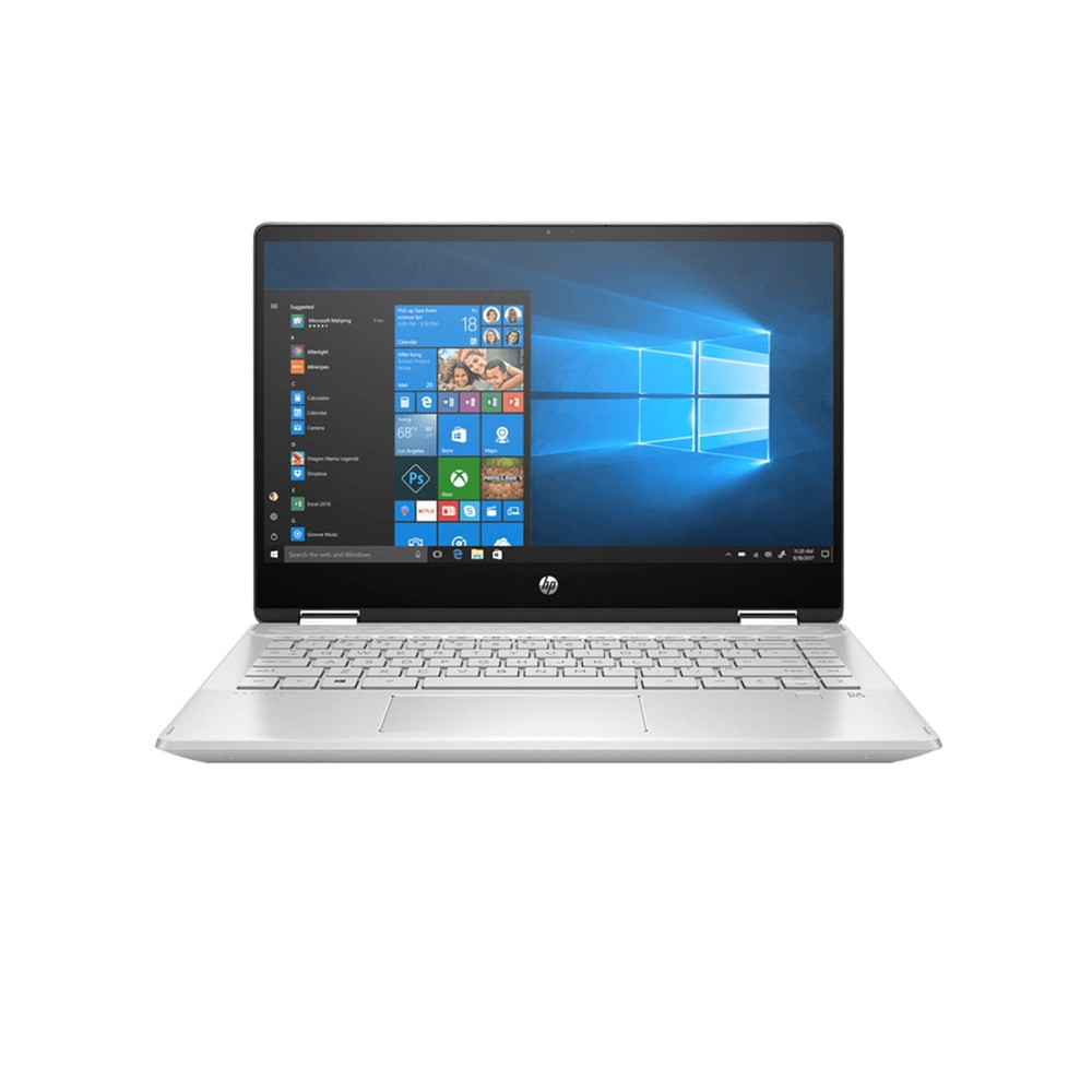 โน๊ตบุ๊ค HP Pavilion x360 14-DH1017TX Mineral Silver