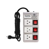ปลั๊กไฟ DATA Plug 3 Way 3 Switch 3M. TIS HMDU3656