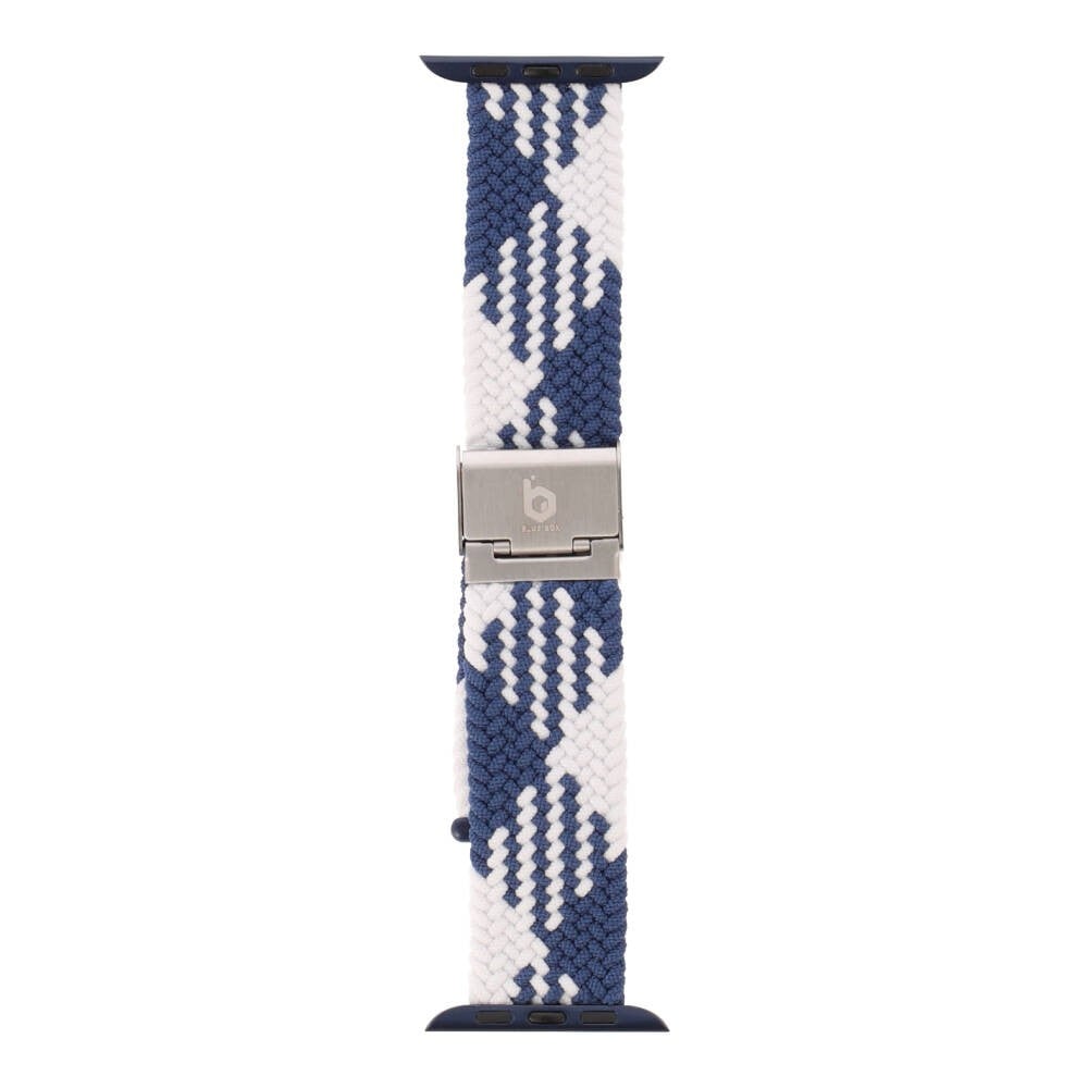สาย Blue Box Braided Apple Watch Strap 42/44 Blue/White