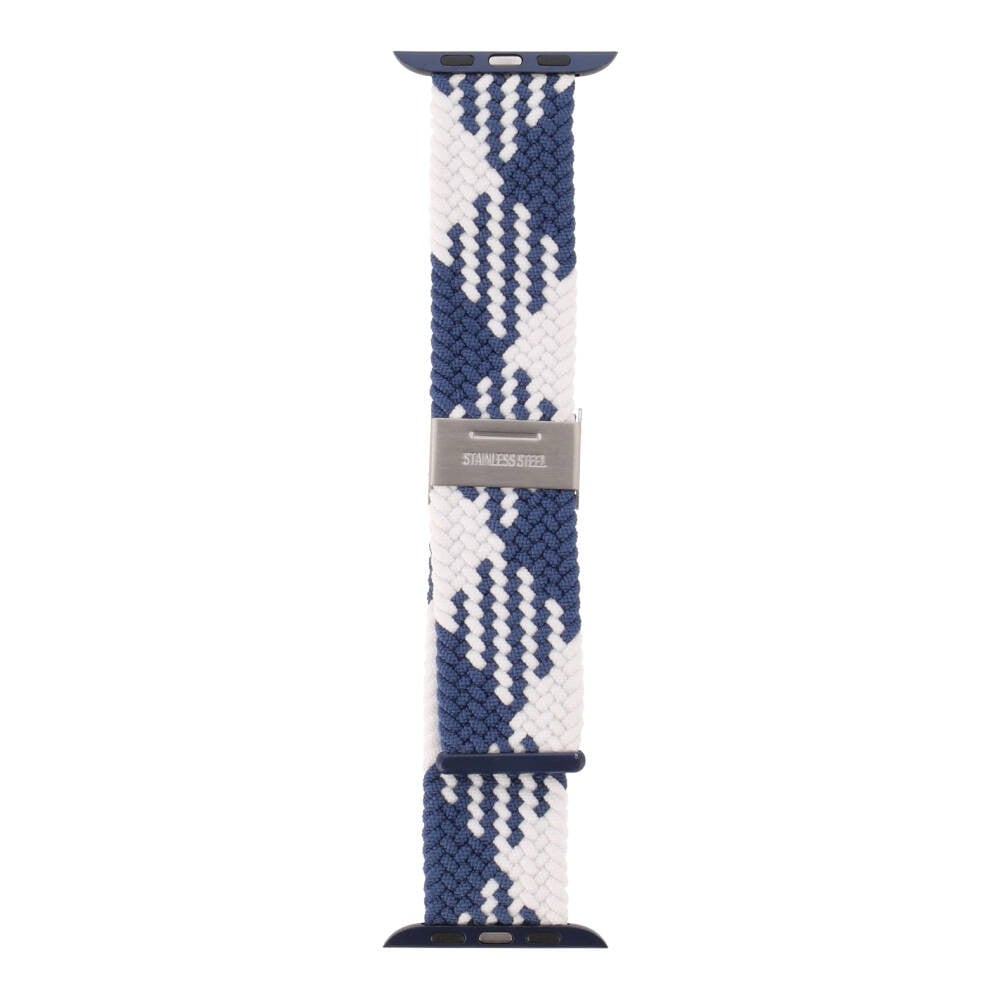 สาย Blue Box Braided Apple Watch Strap 42/44 Blue/White