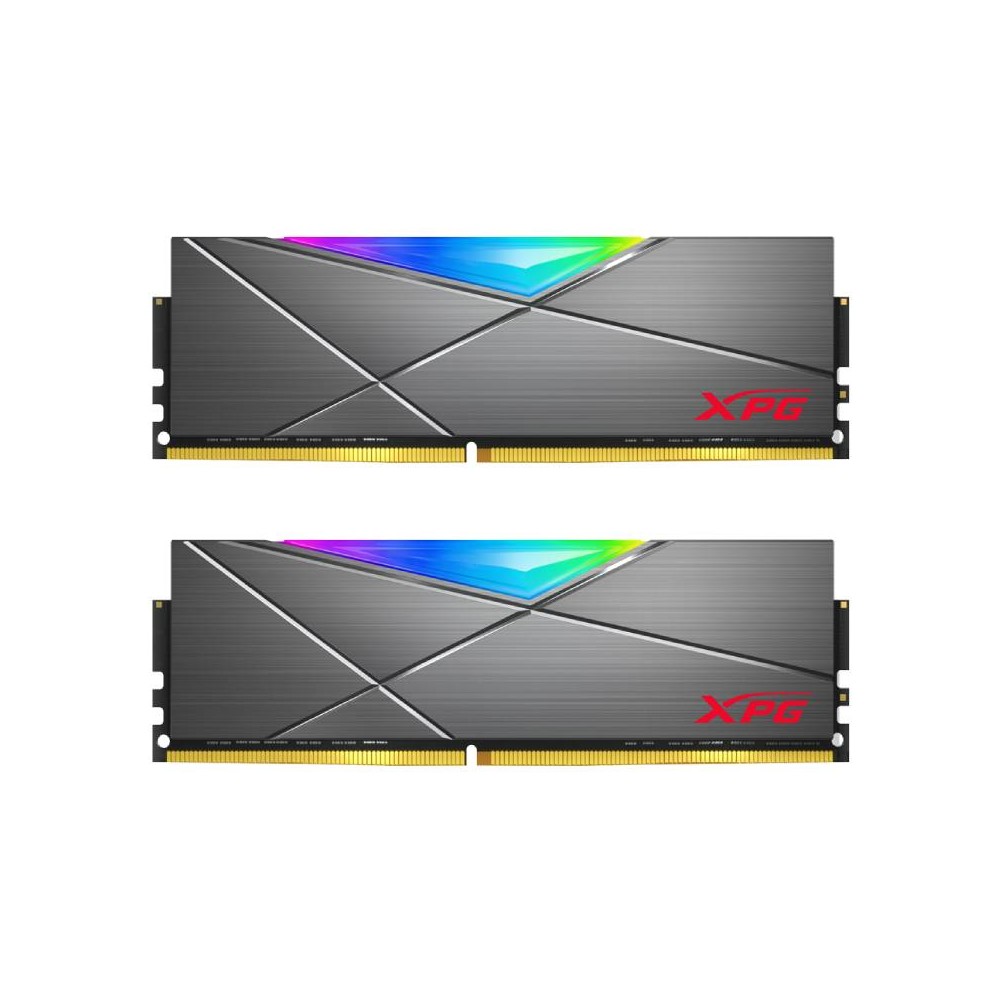 แรมพีซี ADATA DDR4 16GB/3200MHz.CL16 (8GBX2) D50 XPG SPECTRIX Dual Pack Gray