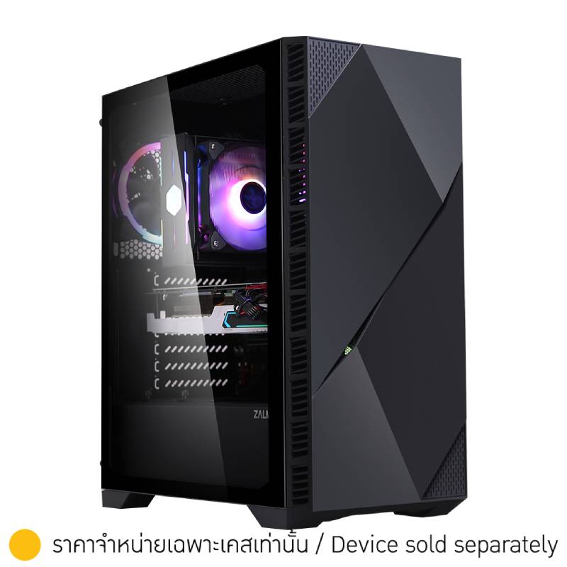 เคสคอมพิวเตอร์ Zalman Computer Case Z3 ICEBERG Black