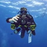 สกู๊ตเตอร์ดำน้ำ SUBLUE NAVBOW Underwater Scooter Red